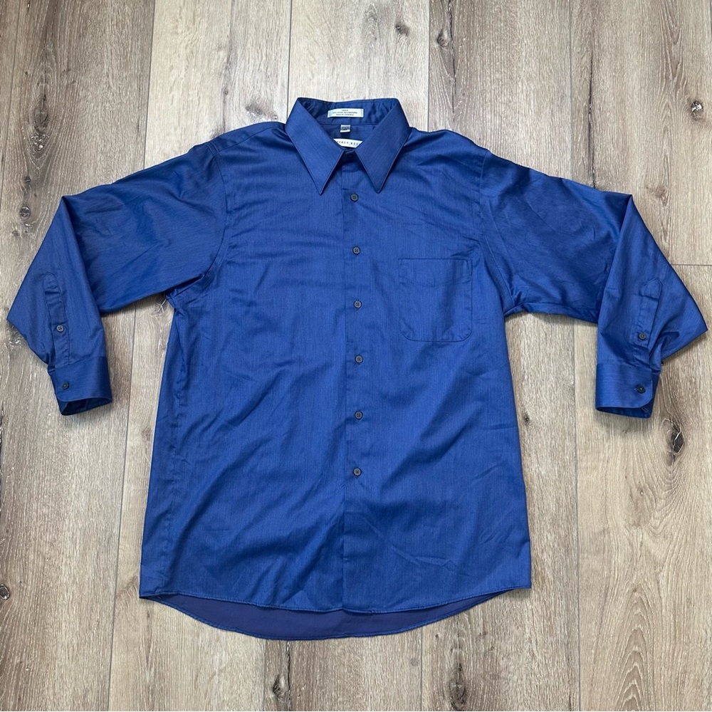 NWOT GEOFFREY BEENE Men’s Large Dress Shirt Button Down Long Sleeves